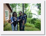 Alice, Stephen, Lori and Chris get ready for a walk